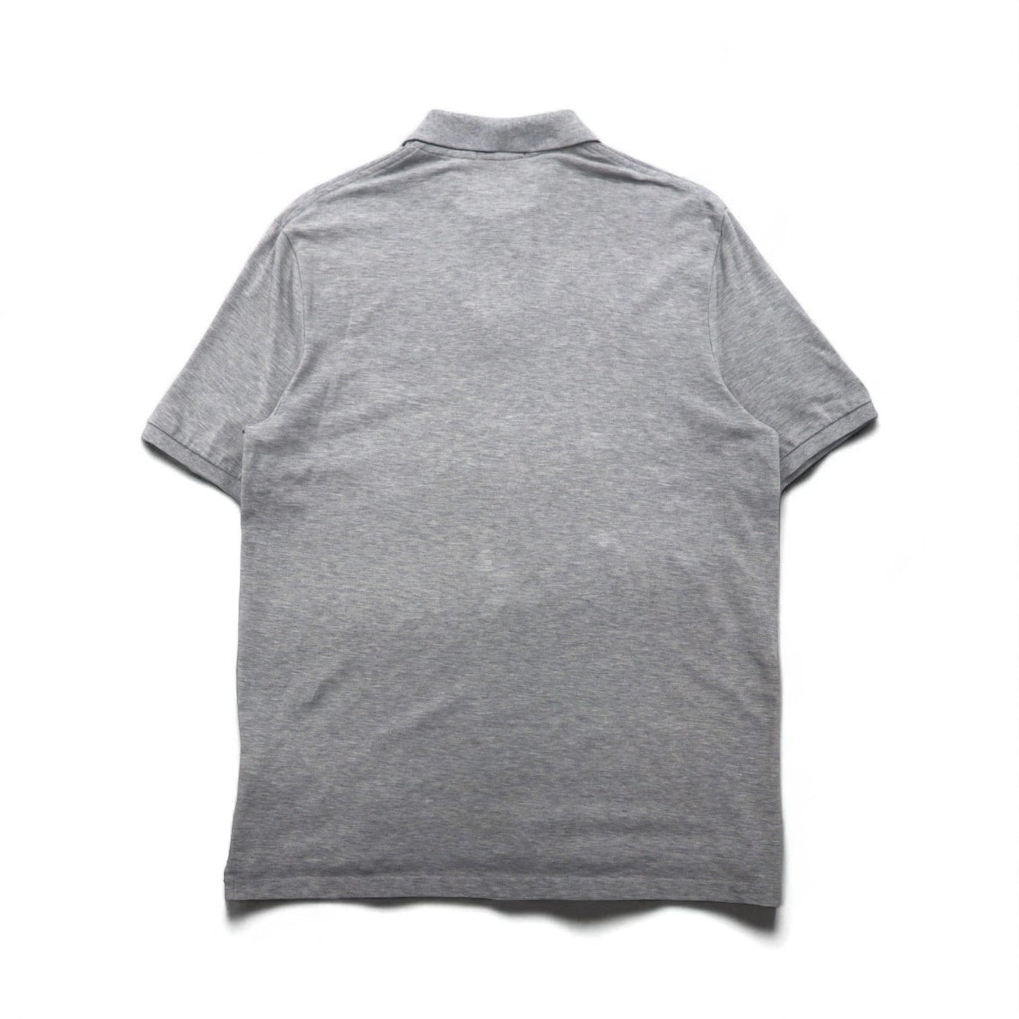 POLO RALPH LAUREN クラシックフィット ポロシャツ L グレー コットン 鹿の子 スモールポニー刺繍