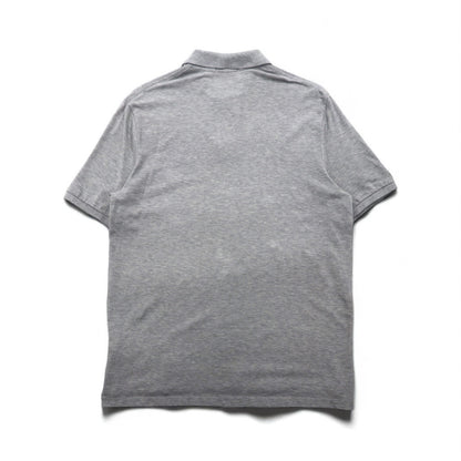 POLO RALPH LAUREN クラシックフィット ポロシャツ L グレー コットン 鹿の子 スモールポニー刺繍
