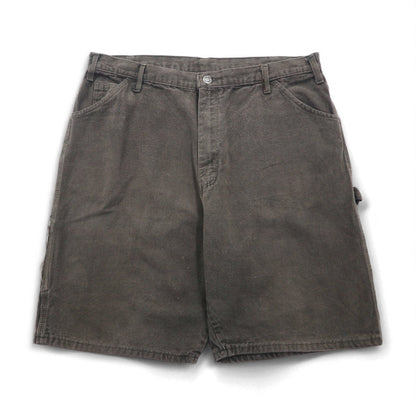 Dickies Duck Painter Shorts, Gray Cotton, Size L, 3990