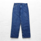 Carhartt Relaxed Fit Flannel Liner Denim Pants XL Indigo Blue Check Lining B172 DST Made in Mexico