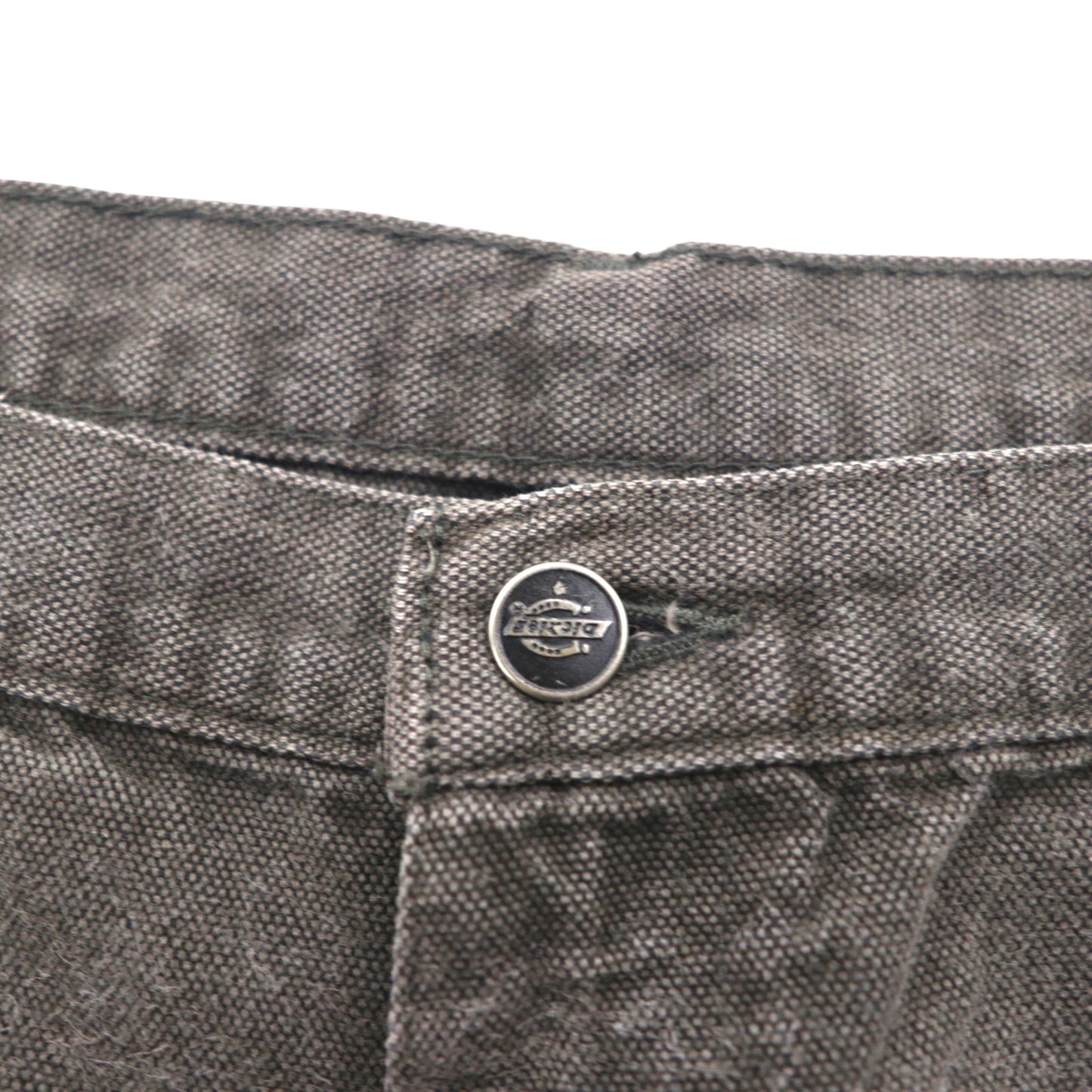 Dickies Duck Painter Shorts, Gray Cotton, Size L, 3990