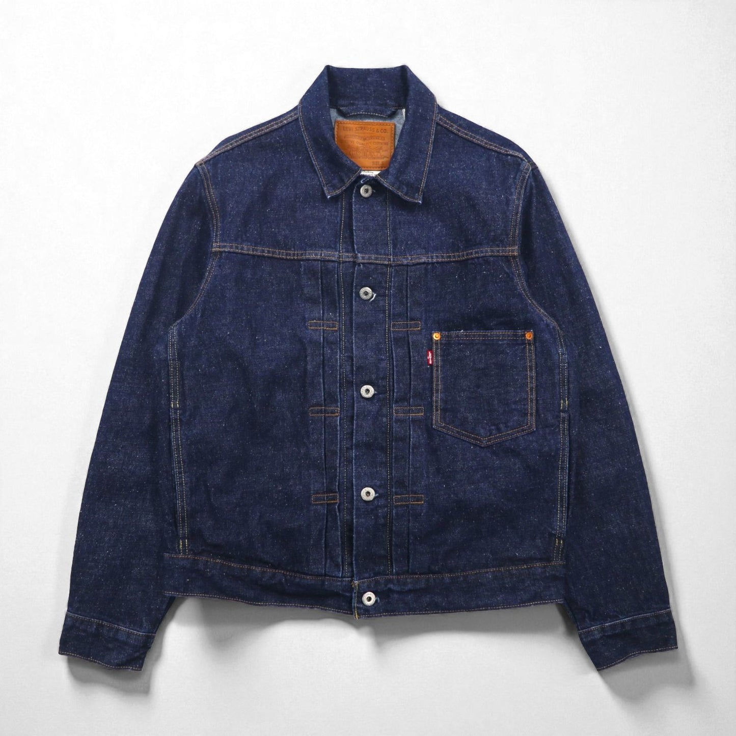 Levi's PREMIUM ビッグE 大戦モデル 赤耳 1stタイプ 復刻 デニム トラッカージャケット Gジャン S インディゴ シンチバック ビッグサイズ TYPE1 A3174-0002