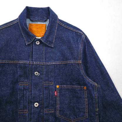Levi's PREMIUM ビッグE 大戦モデル 赤耳 1stタイプ 復刻 デニム トラッカージャケット Gジャン S インディゴ シンチバック ビッグサイズ TYPE1 A3174-0002