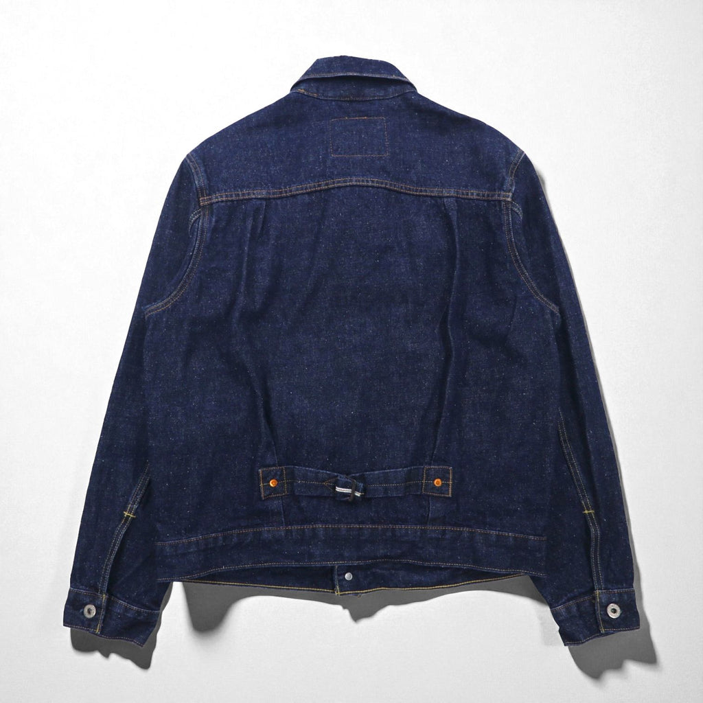 Levi's Premium Big E Wartime Model Red Selvedge Denim Trucker Jacket, 1st Type, Size Small, Indigo, Cinch Back, Type 1, A3174-0002