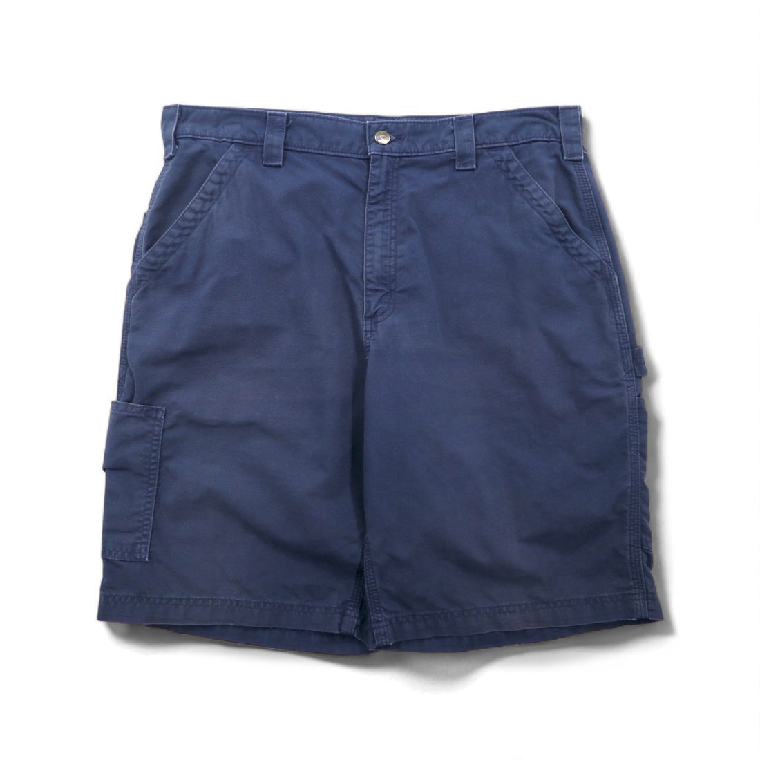 carhartt ダック地 ユーティリティ ショート ワークパンツ Canvas Utility Work Shorts ペインター L ネイビー コットン B174 メキシコ製