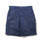 Carhartt Canvas Utility Work Shorts, Duck Fabric, Painter Style, Size L, Navy, Cotton, B174, Made in Mexico