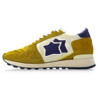 日本然リトテ-古着オンライン-Atlantic STARS スニーカー 43 ( 27 - 27.5cm ) イエロー スエード Vibramソール ARGO LOS ANGELS 86 イタリア製-Atlantic STARS Sneakers 43 ( 27 - US9.5 ) Yellow suede Vibram sole ARGO LOS ANGELS 86 Italy Made