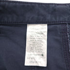 Carhartt Canvas Utility Work Shorts, Duck Fabric, Painter Style, Size L, Navy, Cotton, B174, Made in Mexico