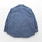Carhartt Button-down Flannel Shirt, 2XL, Big Size, Blue, Check, Cotton