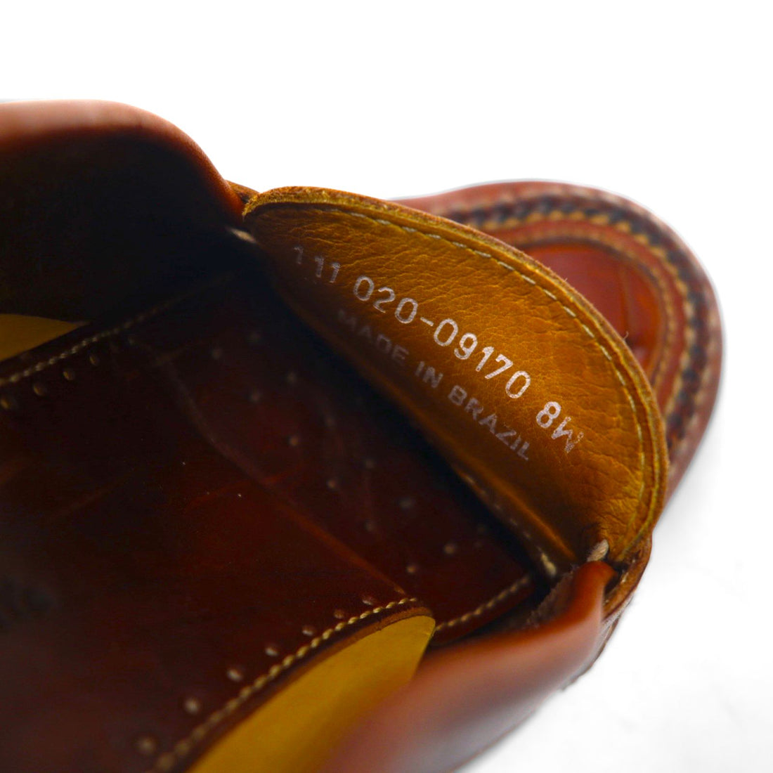 JOHNSTON &amp; MURPHY Intrecciato Penny Loafers, 26cm, Brown, Braided with Passport Coin, Made in Brazil