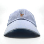 POLO RALPH LAUREN Oxford Baseball Cap, 59cm, Blue Cotton, Small Pony Embroidery, Unused