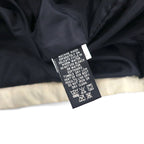 Eddie Bauer 90s 65/35 Cross Mountain Parka, XL, Beige, Detachable Hood, Boa Lining, Drawcord