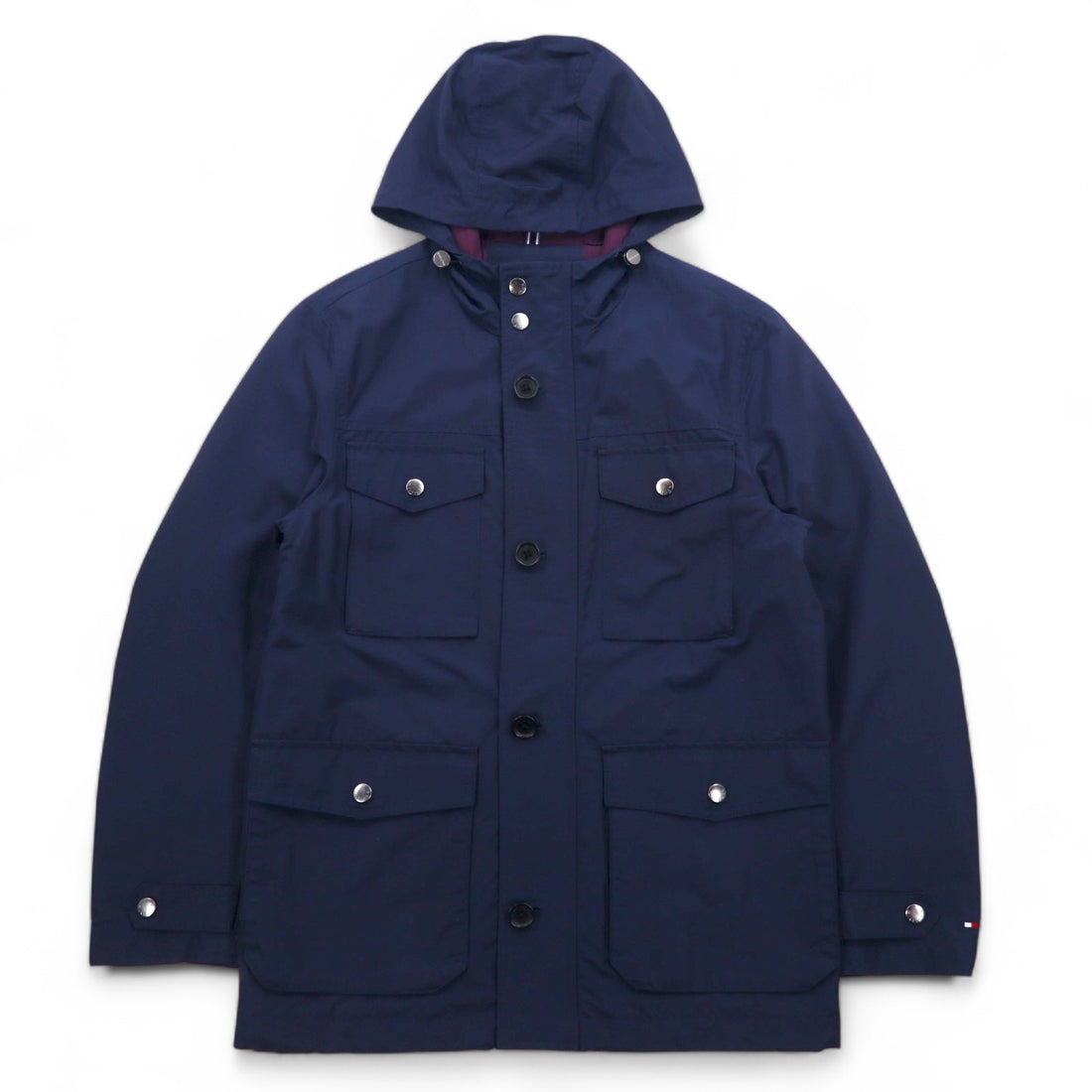 TOMMY HILFIGER 60/40 Cross Field Parka Mountain Parka S Navy Cotton Nylon Drawcord