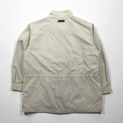 Eddie Bauer 90年代 65/35クロス マウンテンパーカー XL ベージュ フード着脱 ボア裏地 ドローコード