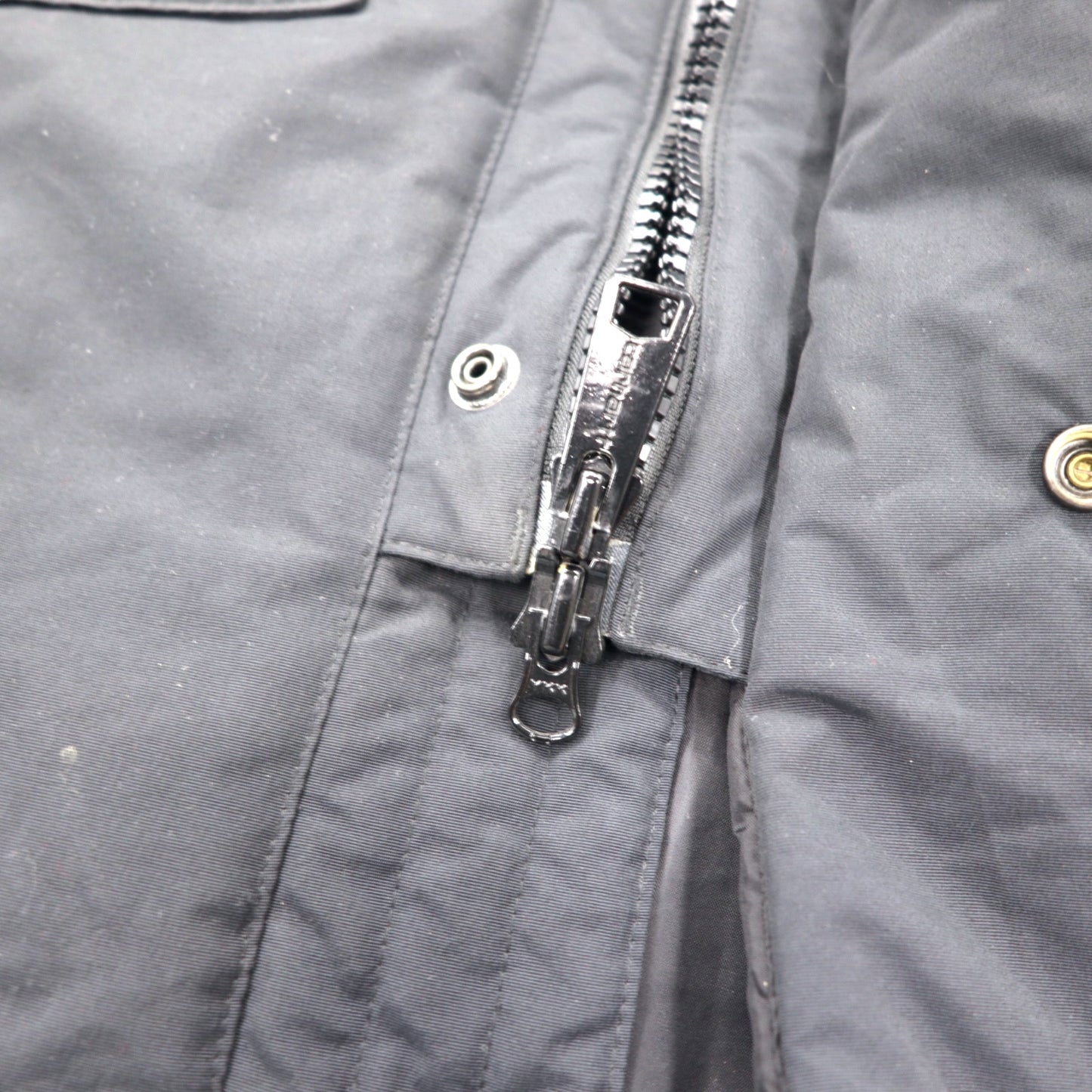 CARHARTT N-3B Puffer Jacket L Black Nylon French Fur Detachable ...