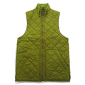 Barbour Made in England Quilted Vest S Khaki FLYWEIGHT WAISTCOAT D910