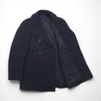 US NAVY 60s Vintage Pea Coat ピーコート L ネイビー 米軍 60年代 10ボタン ミリタリー COAT MAN'S WOOL JERSEY