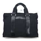 Salvatore Ferragamo Made in Italy Business Bag Handbag Black Nylon DS-245029