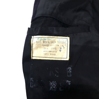 US NAVY 60s Vintage Pea Coat ピーコート L ネイビー 米軍 60年代 10ボタン ミリタリー COAT MAN'S WOOL JERSEY