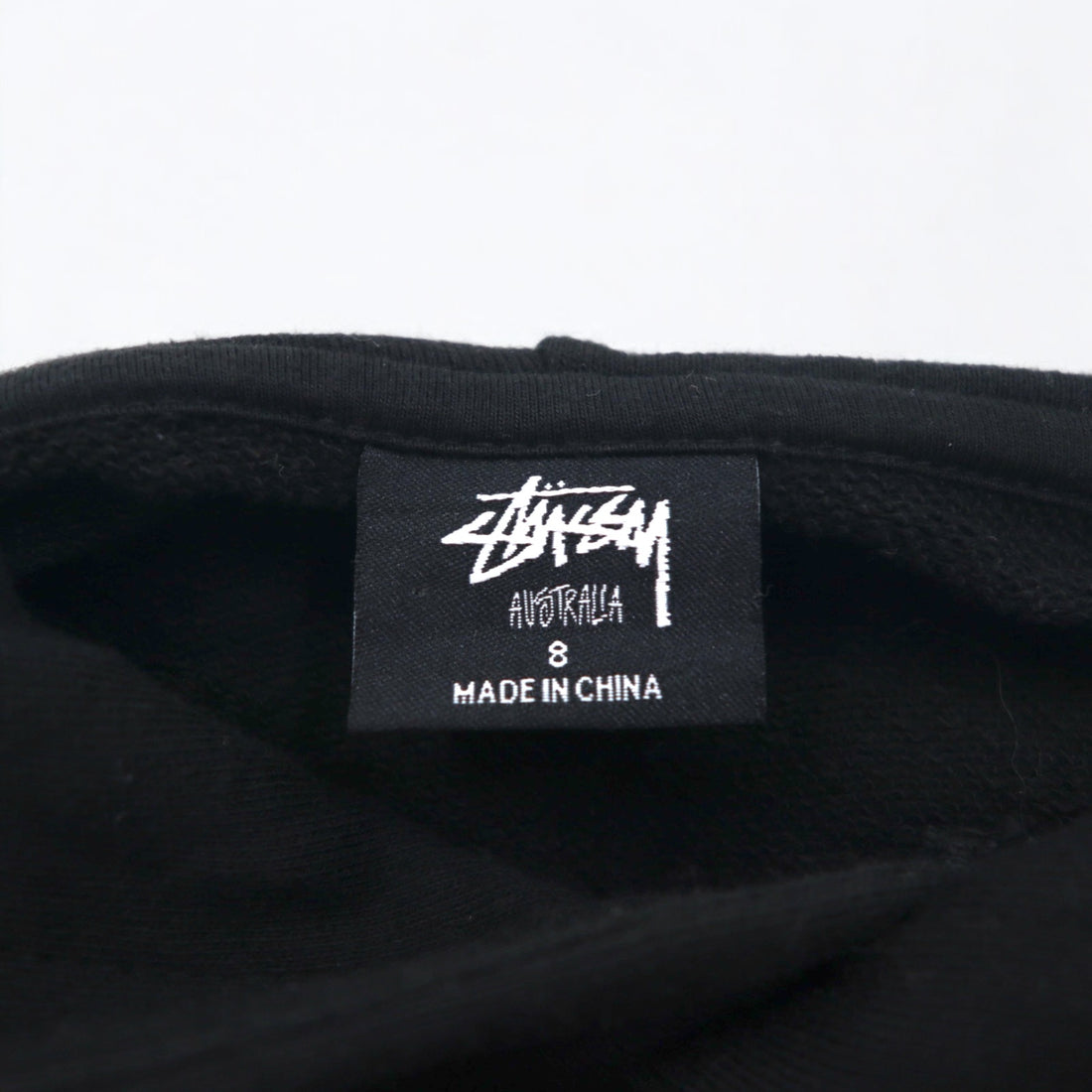 Stussy Drop Shoulder Pullover Hoodie M Black Stock Logo
