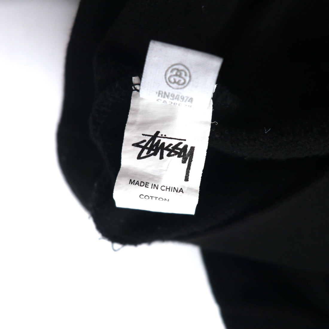 Stussy Drop Shoulder Pullover Hoodie M Black Stock Logo