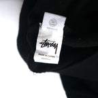 Stussy Drop Shoulder Pullover Hoodie M Black Stock Logo
