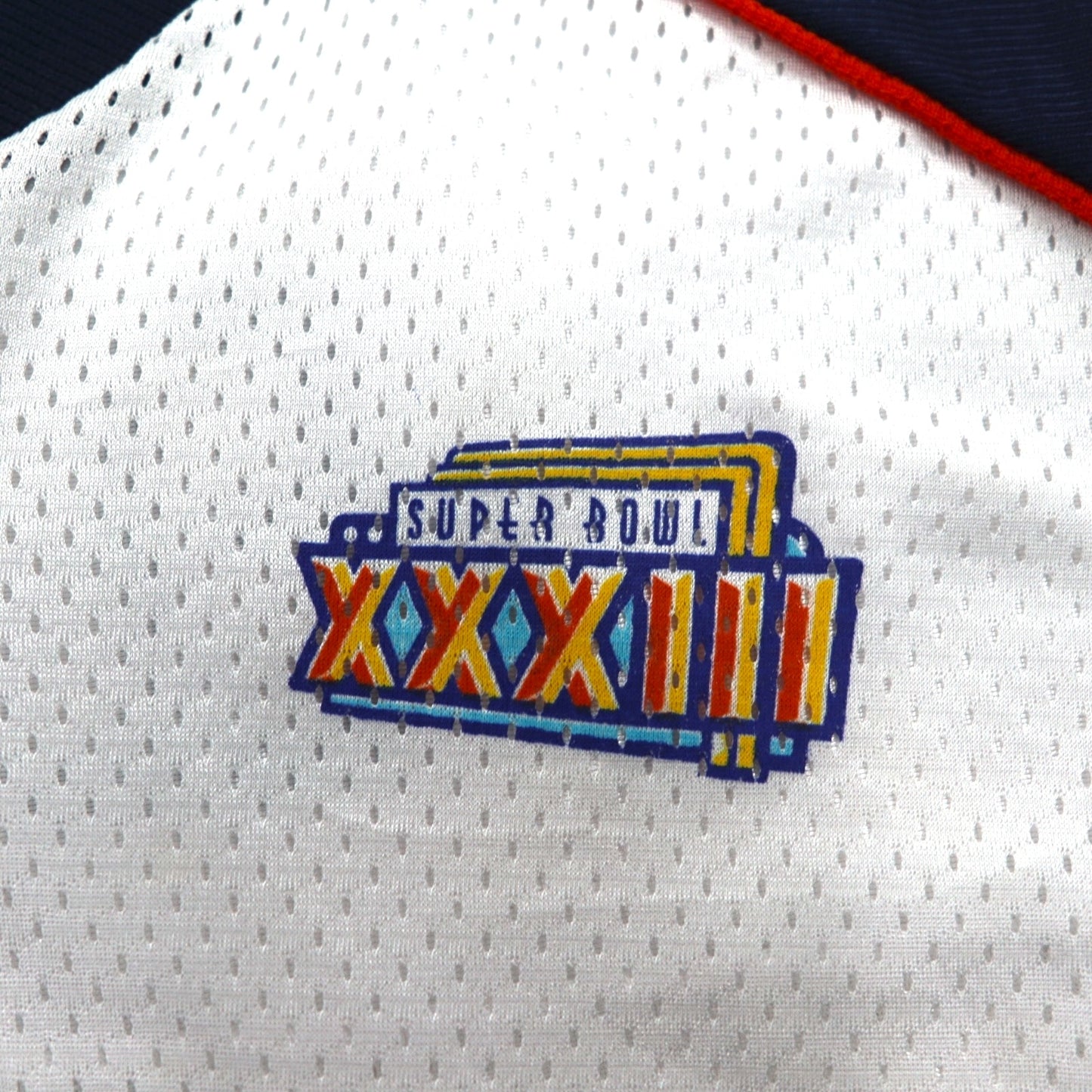 PUMA 90年代 USA製 NFL メッシュ ゲームシャツ Tシャツ 2XL ホワイト BRONCOS ナンバリング