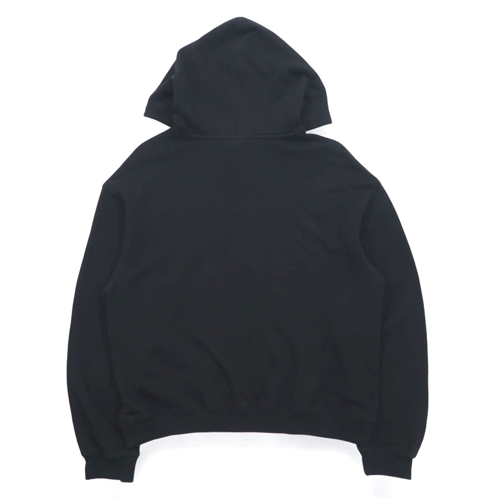 Stussy Drop Shoulder Pullover Hoodie M Black Stock Logo