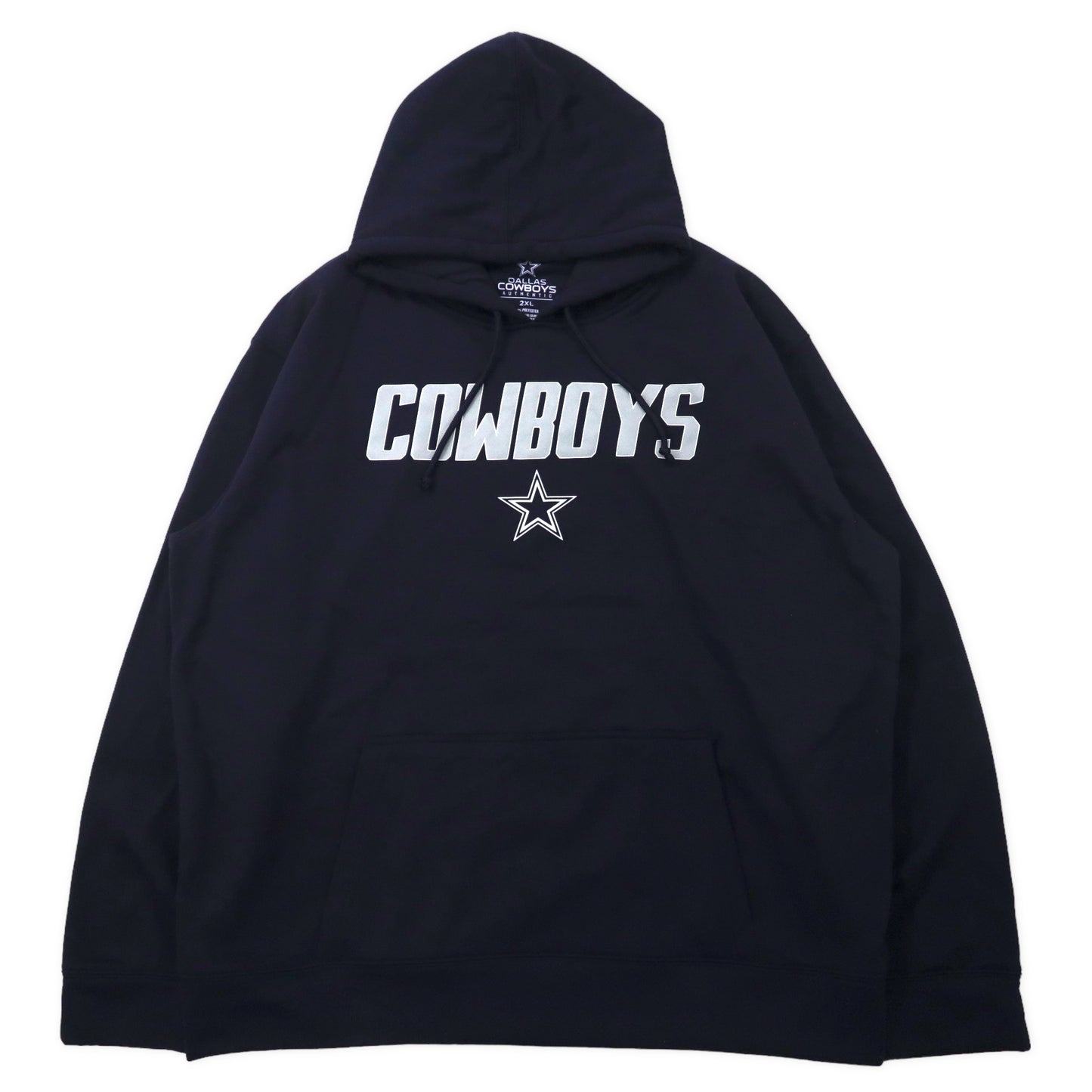 NFL Dallas Cowboys ビッグサイズ プリントパーカー 2XL ネイビー ポリエステル