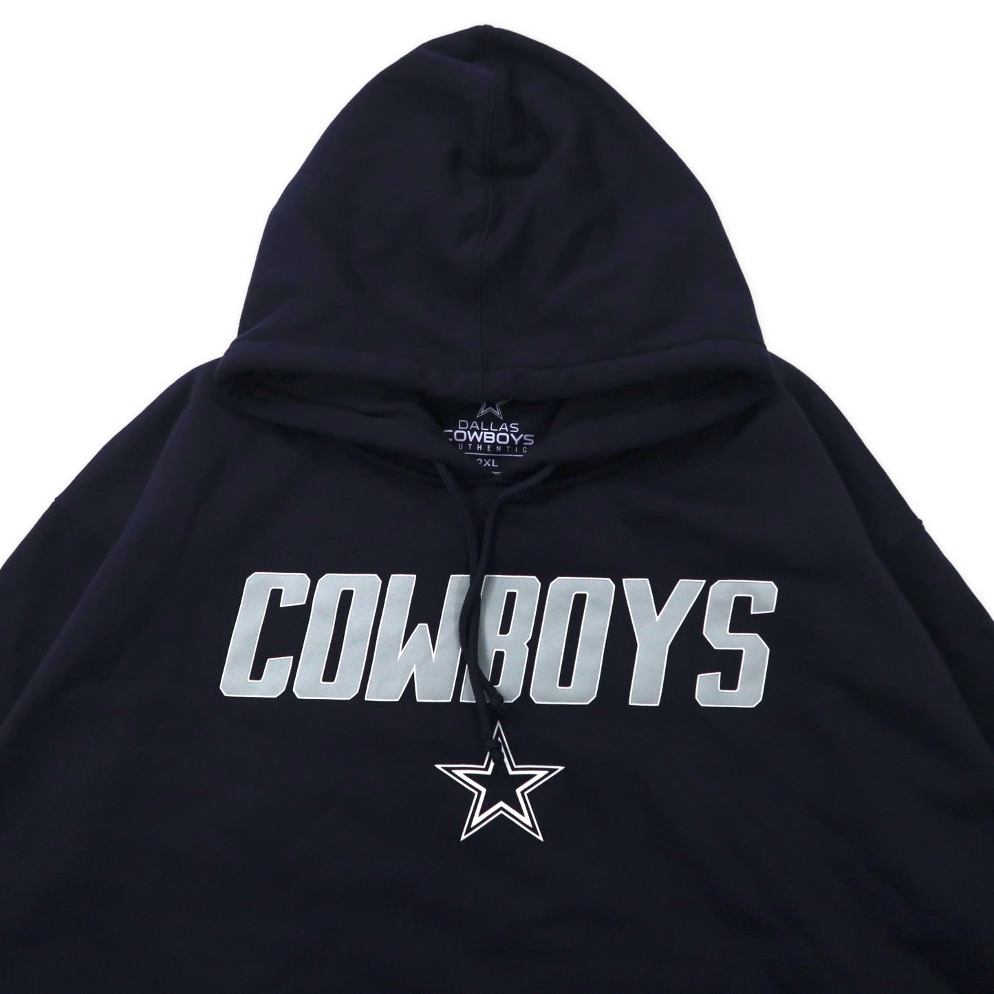 NFL Dallas Cowboys ビッグサイズ プリントパーカー 2XL ネイビー ポリエステル