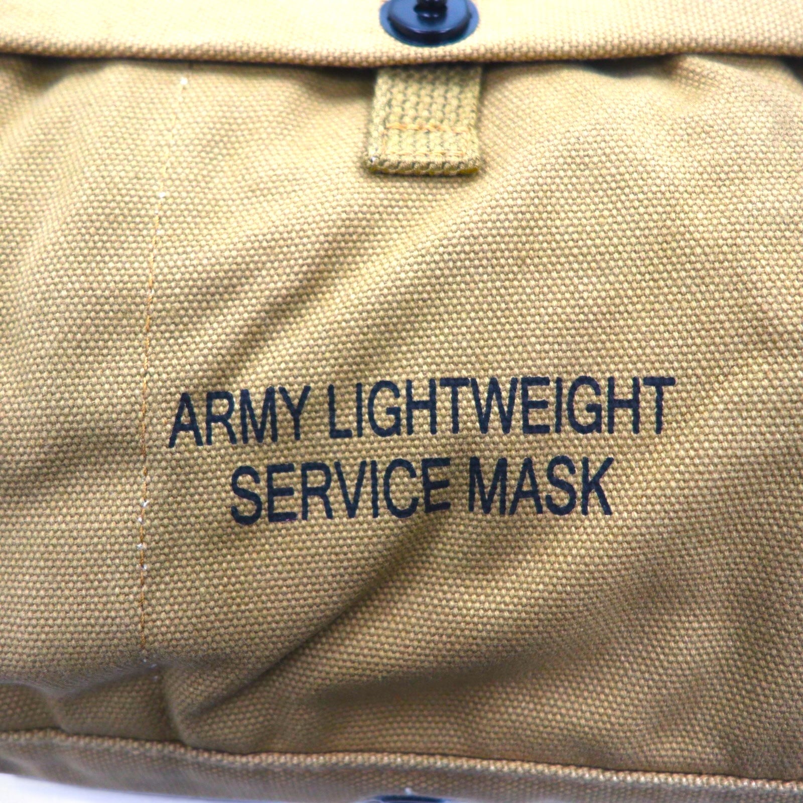 US ARMY WW2 M6 Gas Mask Bag Shoulder Bag Canvas Stencil Military YMCL KY Unused