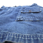 Cabela's Denim Bush Shorts 7-Pocket Hiker Shorts, Size L, Indigo Blue, Front Pocket