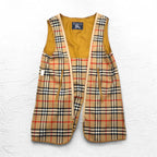 Burberrys 80s Balmacan Coat, Medium, Beige, Removable Nova Check Liner
