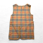 Burberrys 80s Balmacan Coat, Medium, Beige, Removable Nova Check Liner