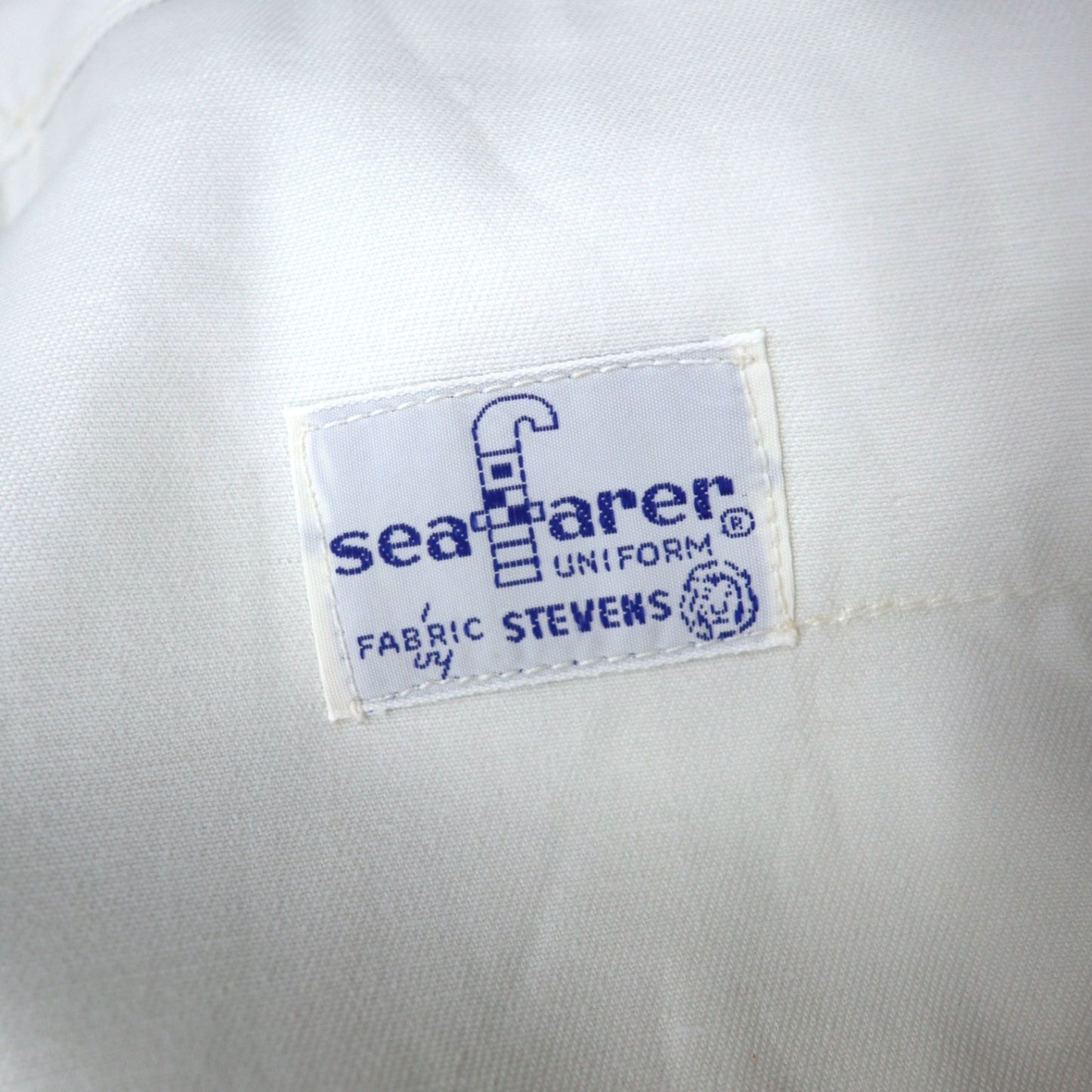 US NAVY 70年代 米軍 セーラーパンツ ベルボトム 36 ホワイト コットン ミリタリー SEAFARER UNIFORM by STEVENS デッドストック 未使用品