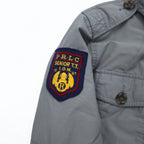 POLO RALPH LAUREN M-65 Field Jacket Military Jacket L Gray Logo Patch