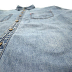 Levi's RED TAB 90s denim shirt L indigo blue metal buttons big size