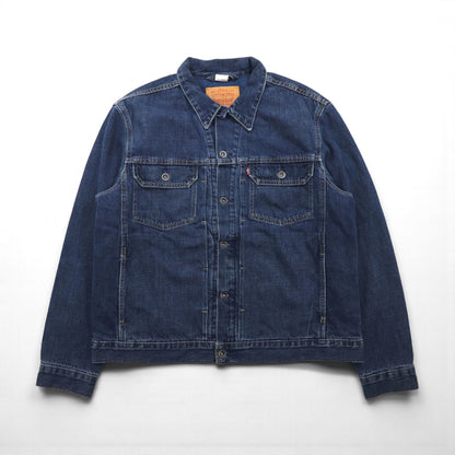 Levi's 00年代 2ndタイプ キルティングライナー デニムトラッカージャケット Gジャン XL インディゴ 70528-0359
