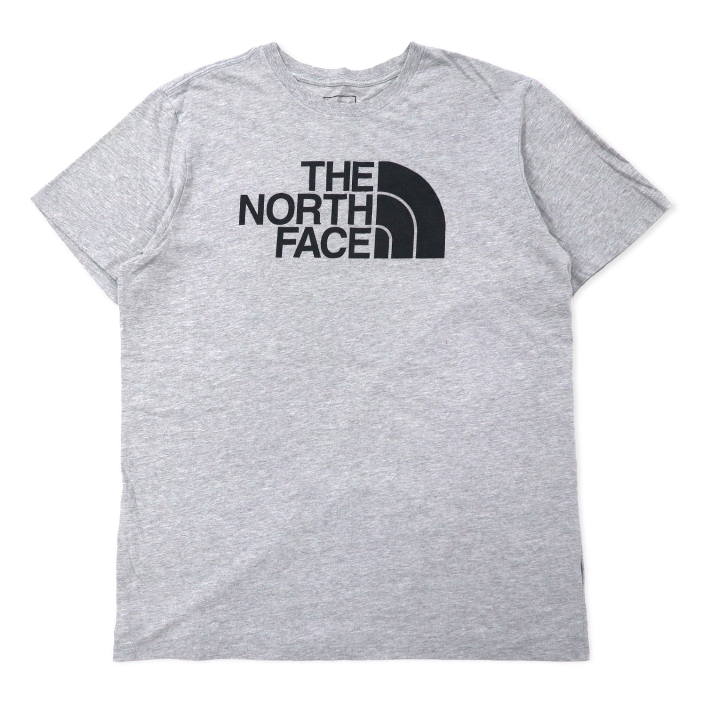 THE NORTH FACE ロゴプリント Tシャツ XL グレー コットン US規格 エルサルバドル製