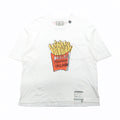 MAISON MIHARA YASUHIRO GONGON Pocket T-shirt with Foods Print, Potato Print, White, Size L, Made in Japan