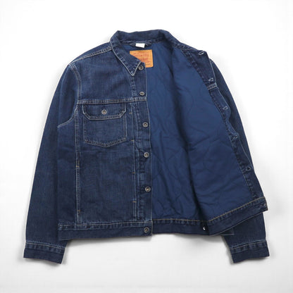 Levi's 00年代 2ndタイプ キルティングライナー デニムトラッカージャケット Gジャン XL インディゴ 70528-0359