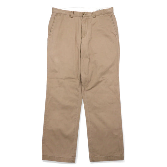 日本然リトテ-古着オンライン-POLO RALPH LAUREN ポロチノ クラシックフィット チノパンツ 34 ベージュ コットン-POLO RALPH LAUREN Polochino Classic Fit Chino Pants 34 Beige Cotton