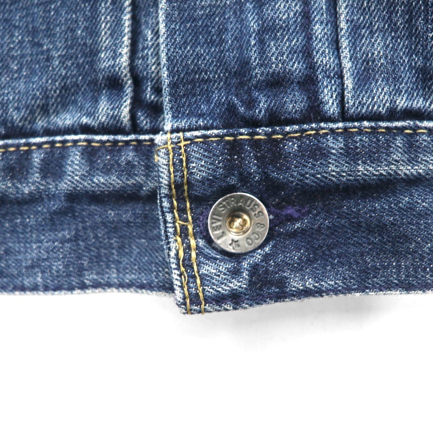 Levi's 00年代 2ndタイプ キルティングライナー デニムトラッカージャケット Gジャン XL インディゴ 70528-0359