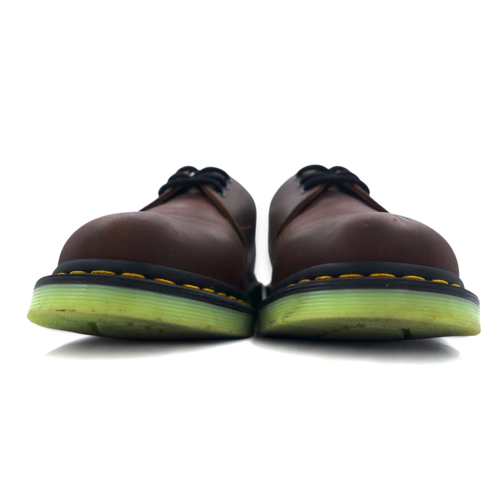 Dr. Martens 3-hole dress shoes, 27cm, brown leather, plain toe, 27161