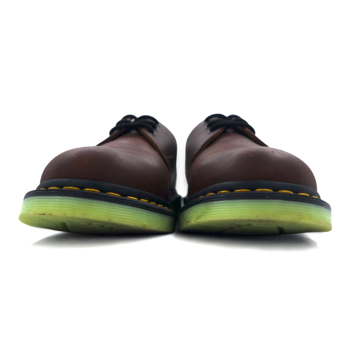 Dr.Martens 3ホール ドレスシューズ 27cm ブラウン レザー プレーントゥ 27161