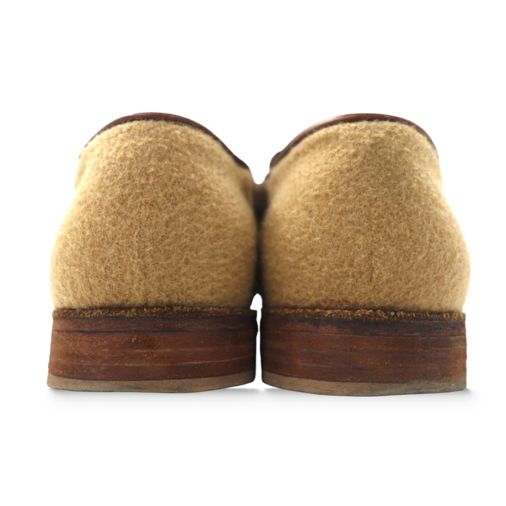 hender scheme ドレスシューズ 5 ( 27 - 27.5cm ) キャメル duffle ラビットファー 11a-at-002