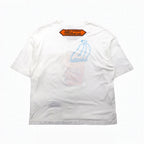 MAISON MIHARA YASUHIRO GONGON Pocket T-shirt with Foods Print, Potato Print, White, Size L, Made in Japan