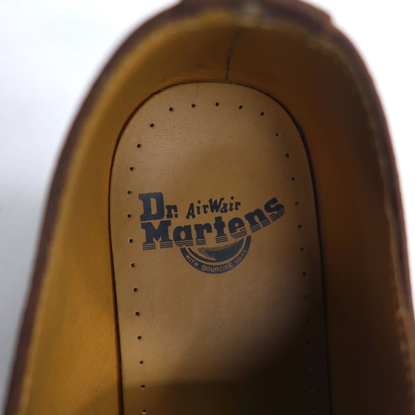 Dr.Martens 3ホール ドレスシューズ 27cm ブラウン レザー プレーントゥ 27161