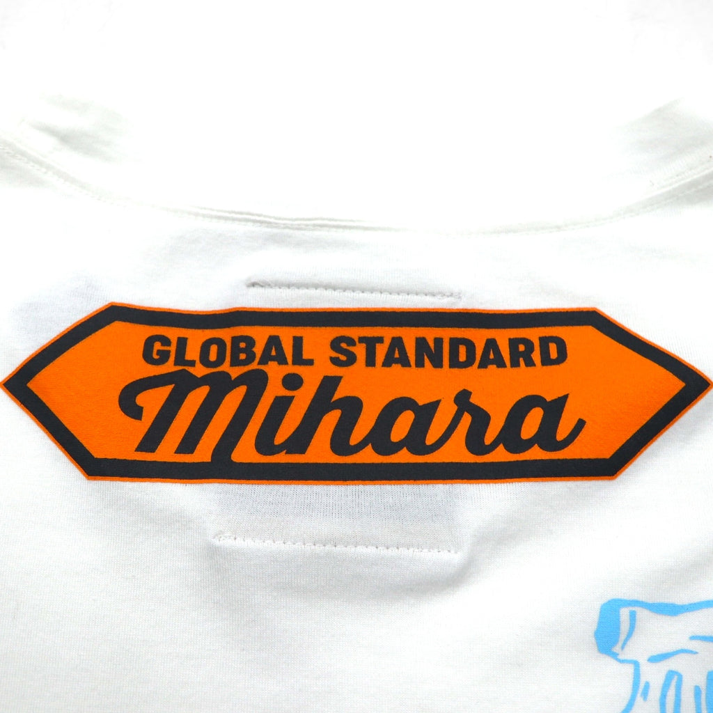 MAISON MIHARA YASUHIRO GONGON Pocket T-shirt with Foods Print, Potato Print, White, Size L, Made in Japan