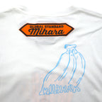 MAISON MIHARA YASUHIRO GONGON Pocket T-shirt with Foods Print, Potato Print, White, Size L, Made in Japan